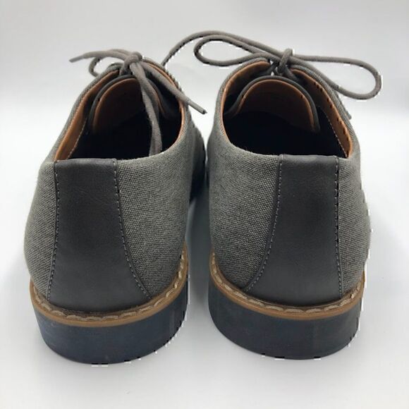 Aldo Gray Men's Textile Saddle Lace Up Oxford Shoes Size 11 Footwear Fashion - Picture 9 of 12